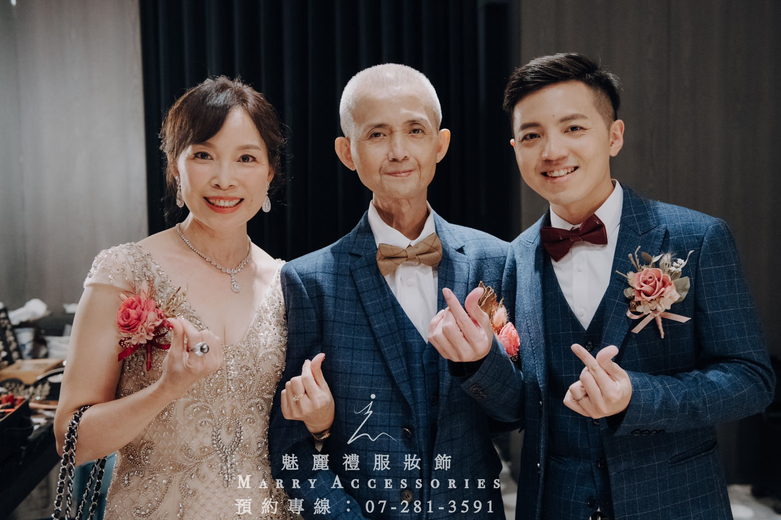 現場攝影表現雙完美,手工珠鑽膚金色禮服
